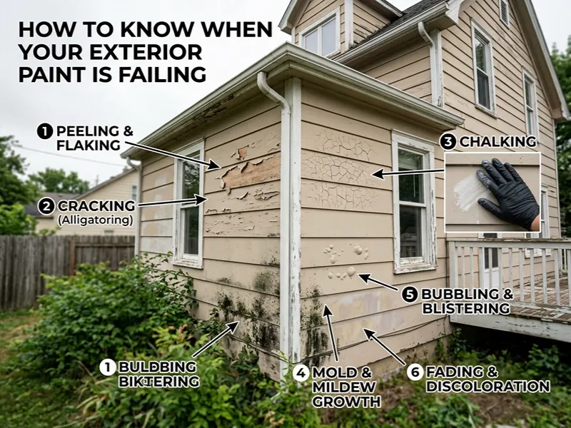 How to Know When Your Exterior Paint Is Failing