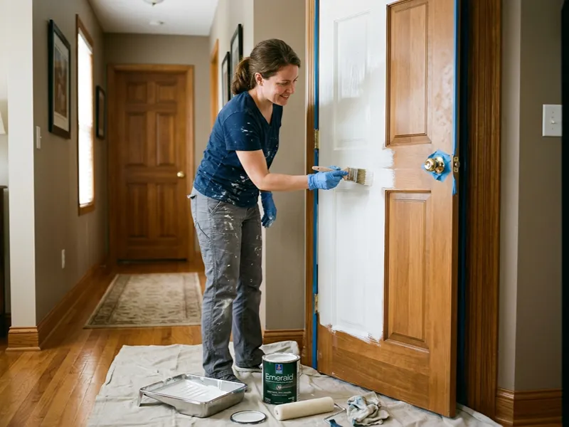 How to Paint Interior Doors for a Fresh Updated Look